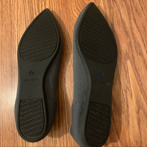 ❌SOLD❌Rothy’s The Point Flat - Gray - Picture 11 of 12